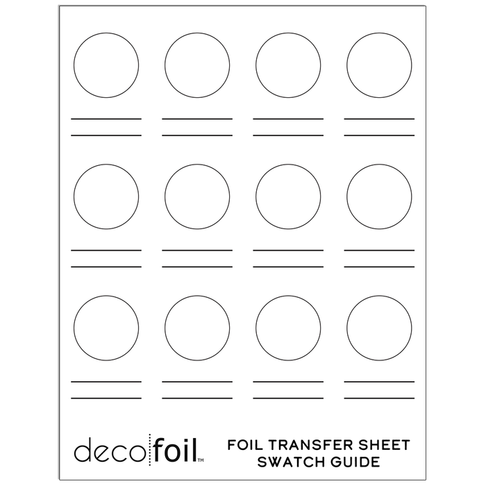 DecoFoil | Foil Transfer Sheet Swatch Guide