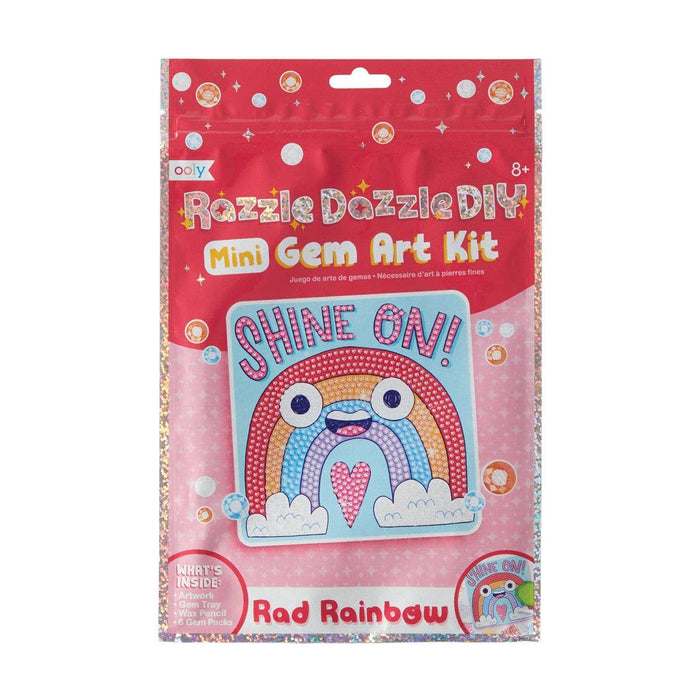 OOLY - Razzle Dazzle D.I.Y. Mini Gem Art Kit: Rad Rainbow