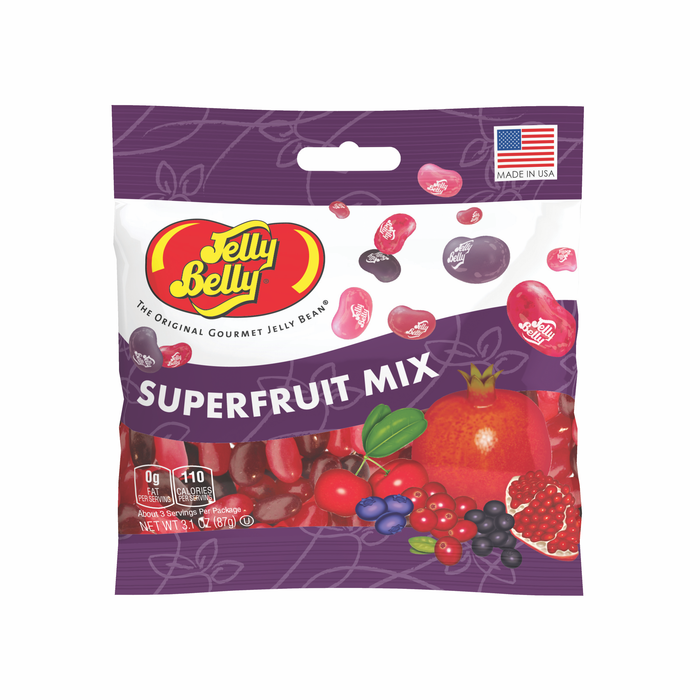 Jelly Belly Super Fruit Mix Peg Bags