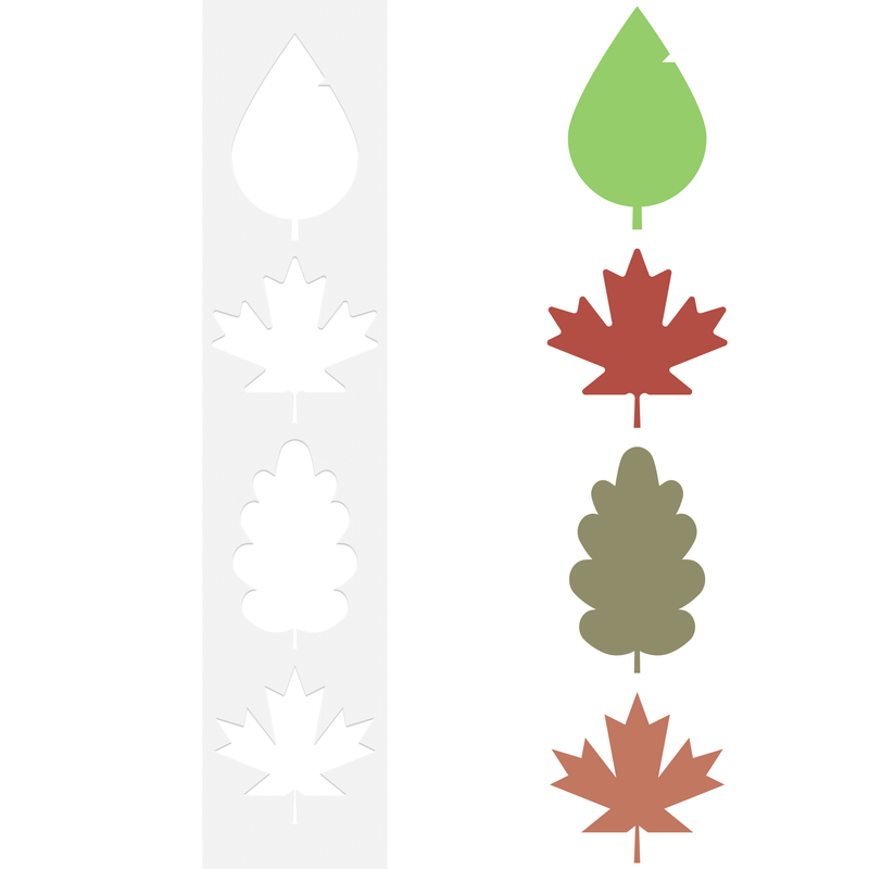 Slide Stencil | Fall Leaves