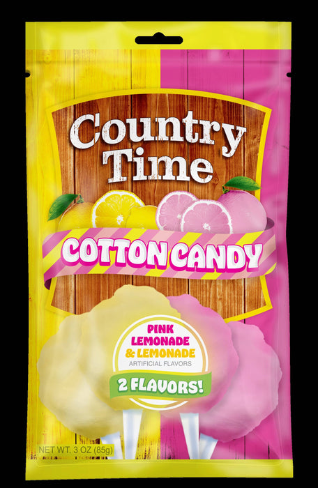 Country Time Lemonade Cotton Candy, 3oz Bags