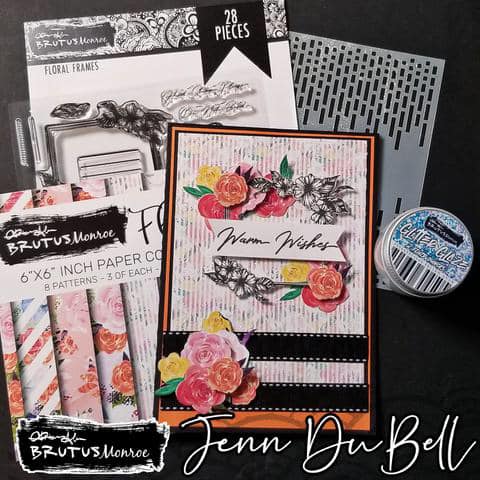 Floral Frames | 6x8 Stamp Set