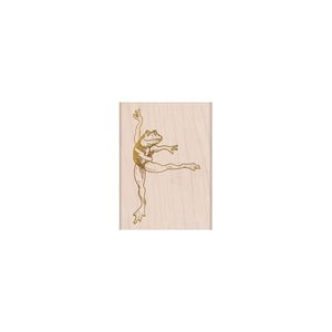 Dancing Frog "From the Vault" | Rubber Wood Block Stamp |Hero Arts