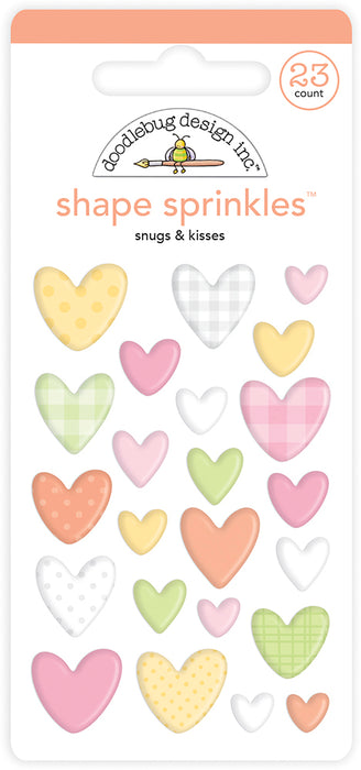 Doodlebug Design | Pretty Kitty Collection Coordinates | Shape Sprinkles - Snugs & Kisses
