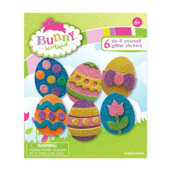 Colorbok | Bunny Boutique Glitter Foam Sticker Kit | Eggs