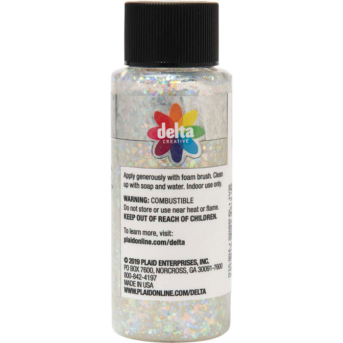 Delta Ceramcoat - Glitter Explosion - Clear Hologram