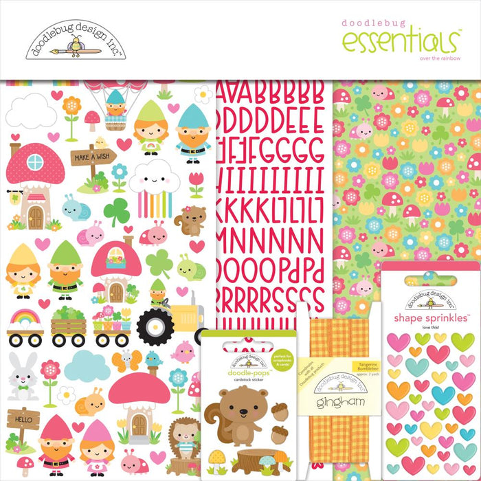 Doodlebug | Over the Rainbow Collection | Essentials Page Kit 12"X12"