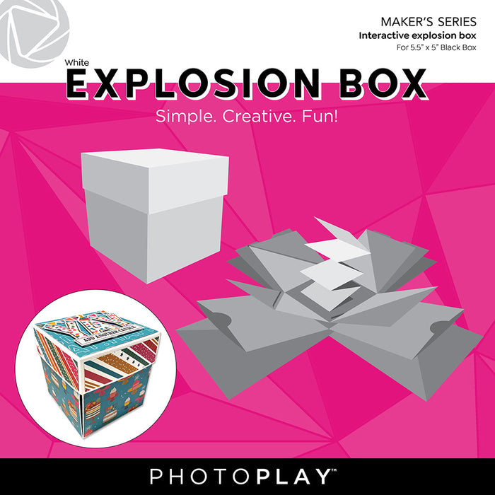 PhotoPlay | Maker's Series | Explosion Box - White