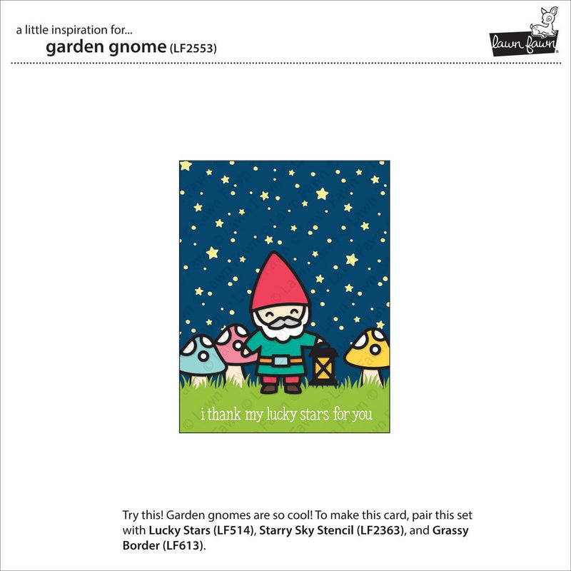Garden Gnome |  | Cutting Die | Lawn Fawn