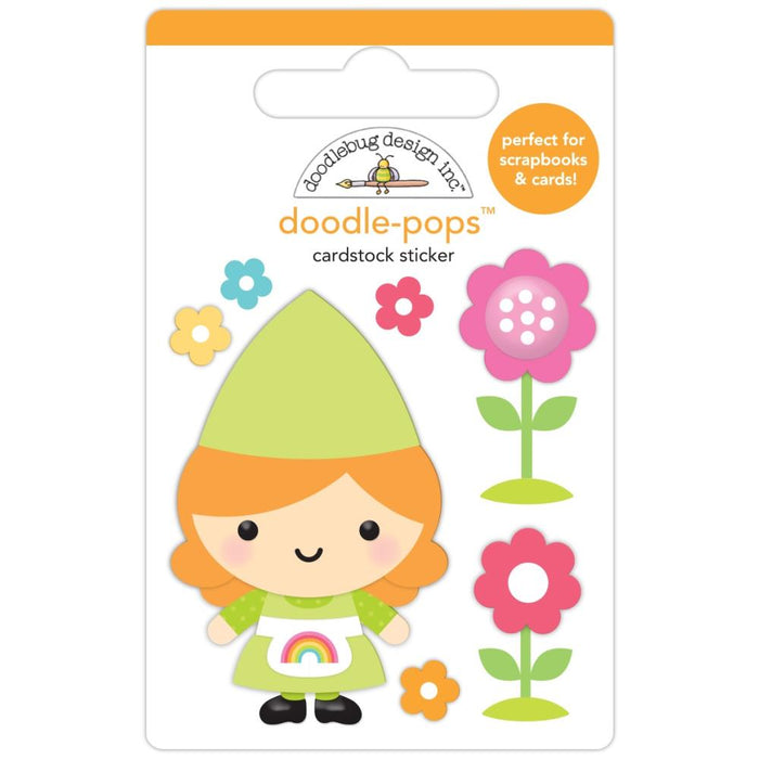Doodlebug | Doodle-Pops 3D Stickers | Garden Gnome