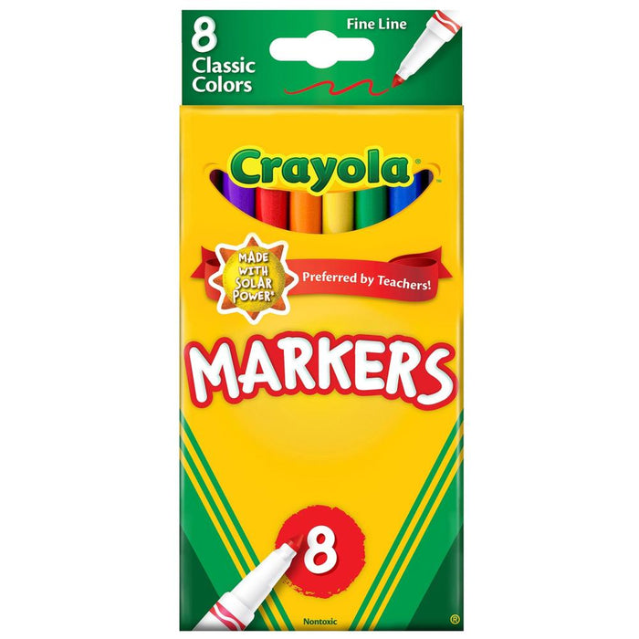 Crayola | Fine Line Markers 8/pk