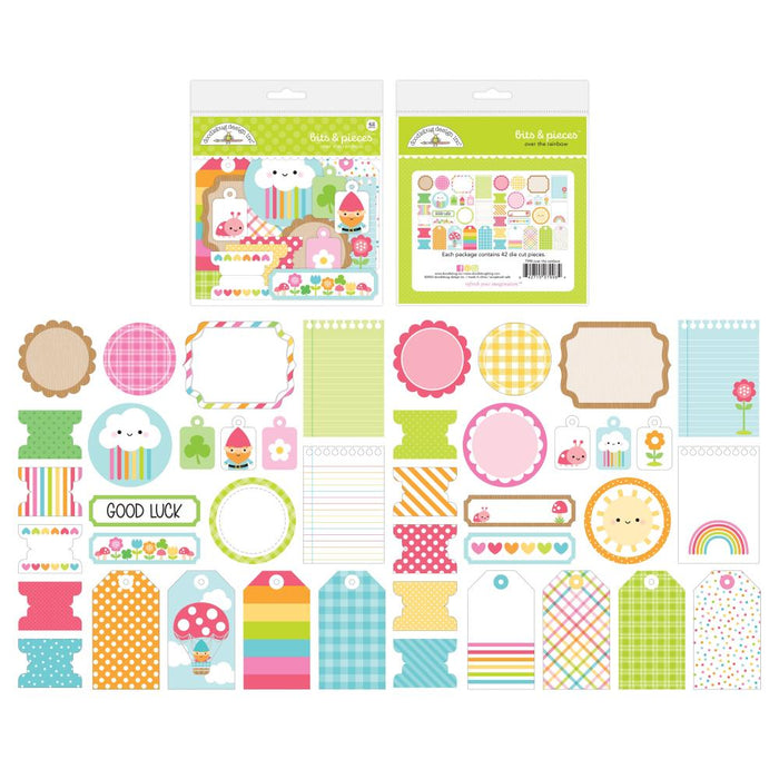 Doodlebug | Over the Rainbow Collection | Odds & Ends Bits & Pieces Die-Cuts