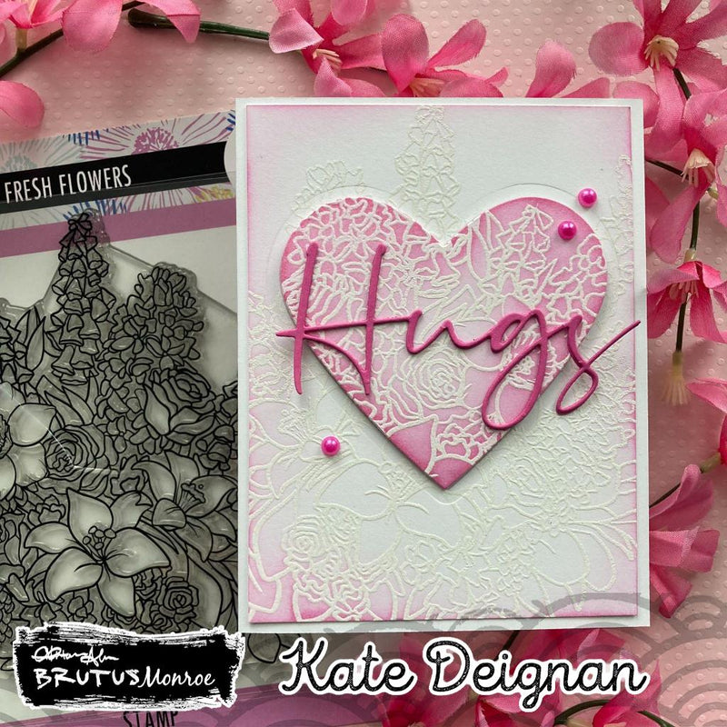 Fresh Flowers  | 6x6 Background Stamp