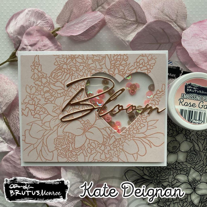 Fresh Flowers  | 6x6 Background Stamp