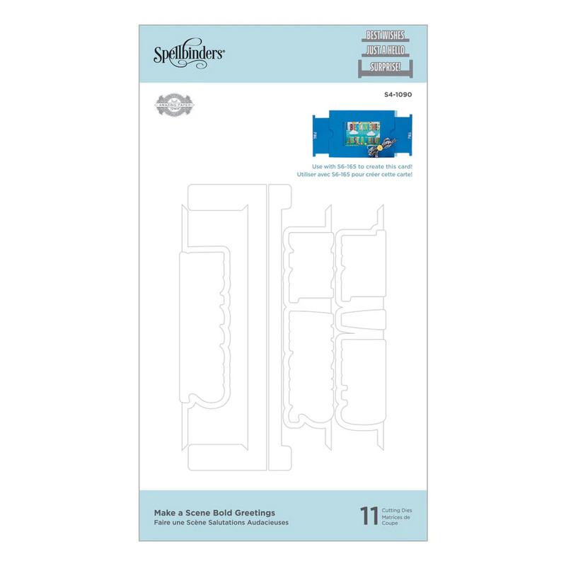 Make a Scene Bold Greetings Etched Dies