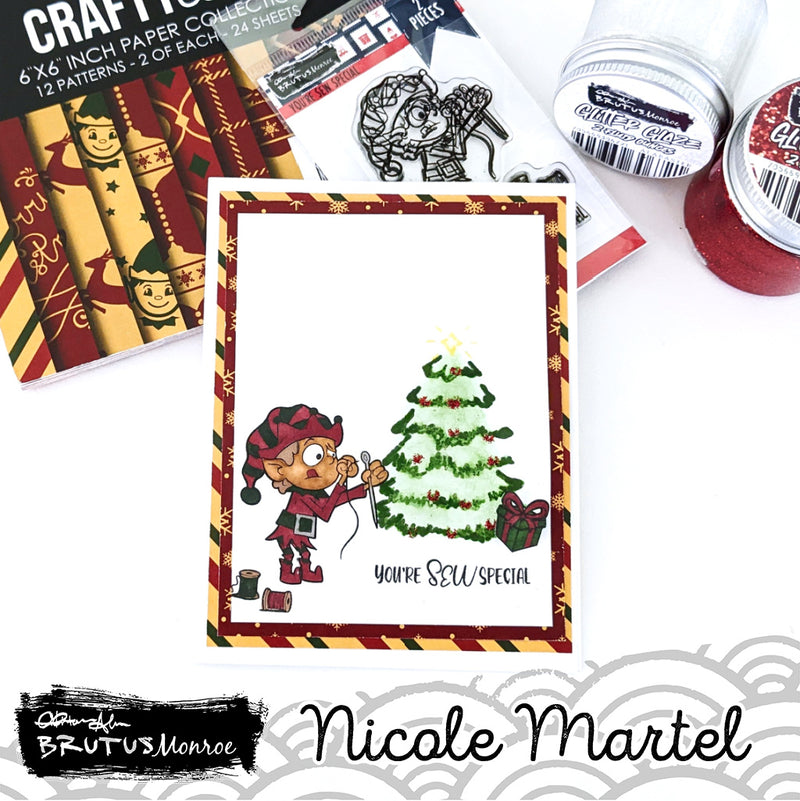 Crafty Elves | 6x8 Stamp Set