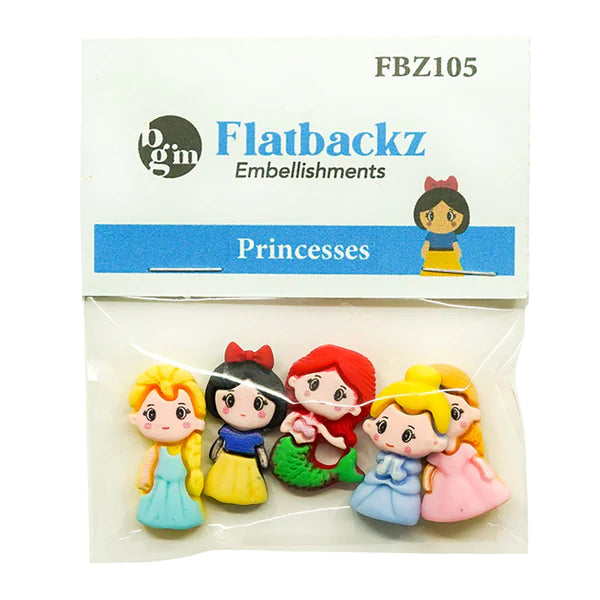 Buttons Galore | Flatbackz | Princesses