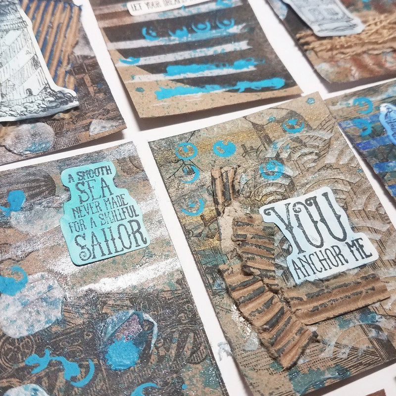 Paint Spots  | Mixed Media Stencil