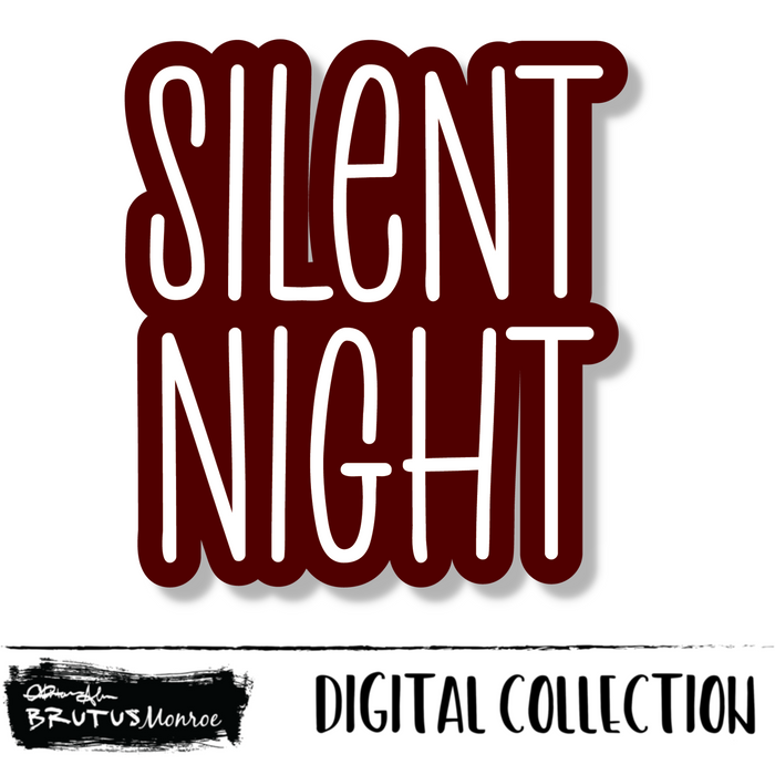 Silent Night | Digital Cut File