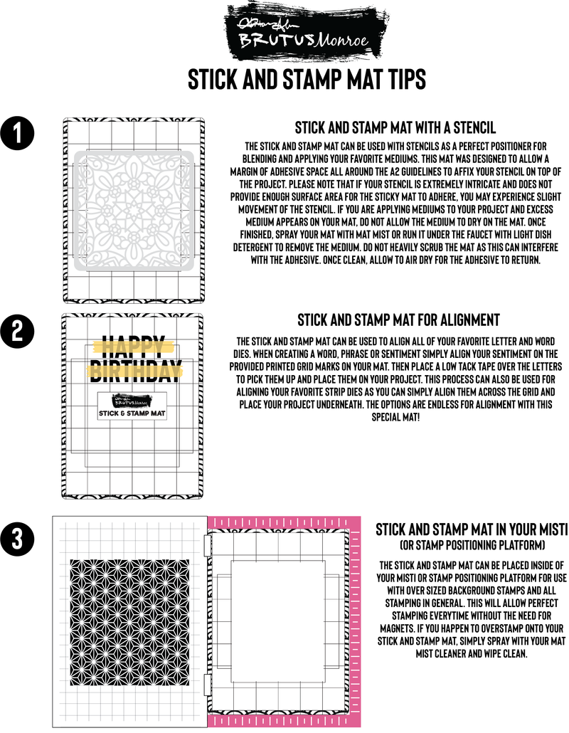 Stick and Stamp Mat