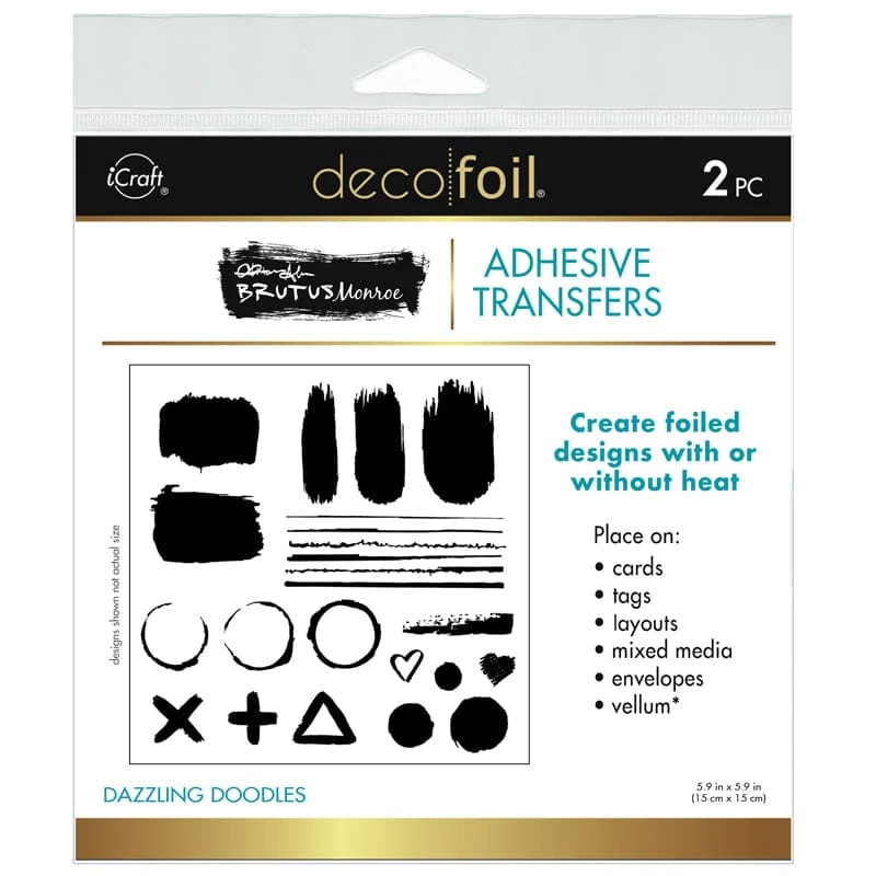 Dazzling Doodles - Brutus Monroe | Adhesive Transfer | Deco Foil