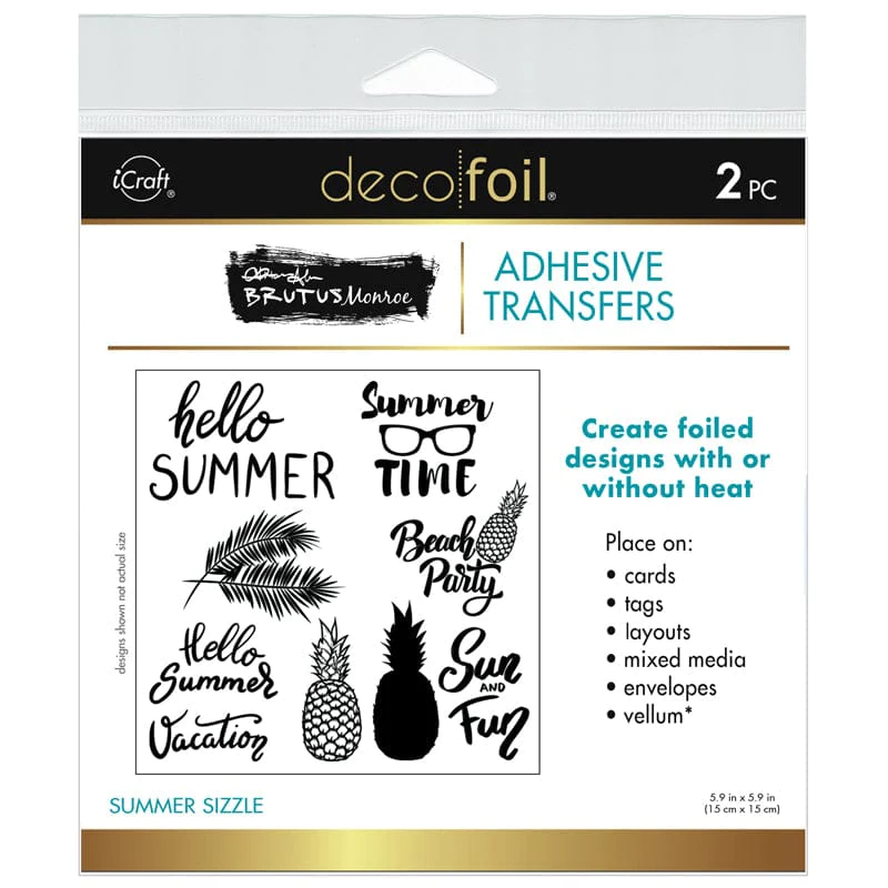 Summer Sizzle - Brutus Monroe | Adhesive Transfer | Deco Foil