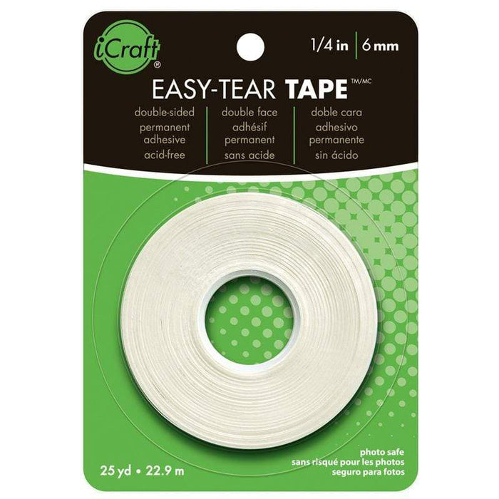 iCraft Easy-Tear Tape, 1/4 in x 27yd