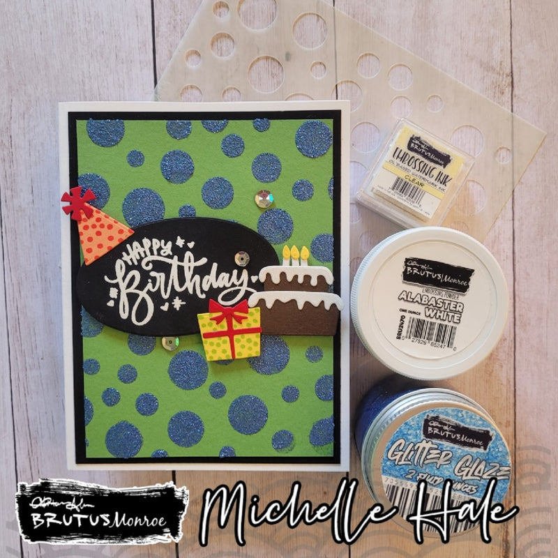 Random Dots  | Mixed Media Stencil