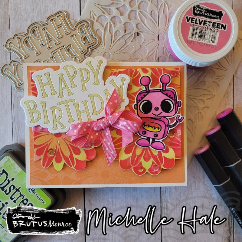 Flower Burst  | Mixed Media Stencil