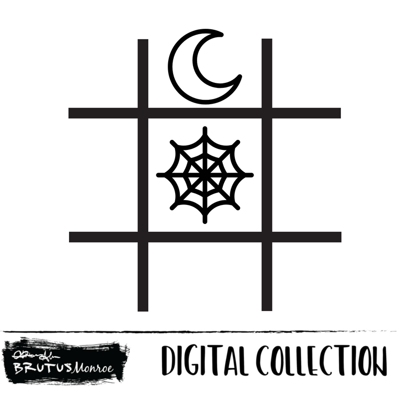 Tic Tak Boo | Digital Cut File