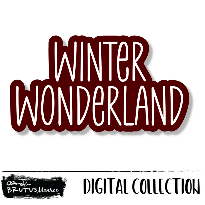 Winter Wonderland | Digital Cut File
